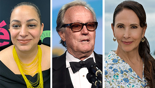 Estrella Araiza, Peter Fonda y Blanca Guerra