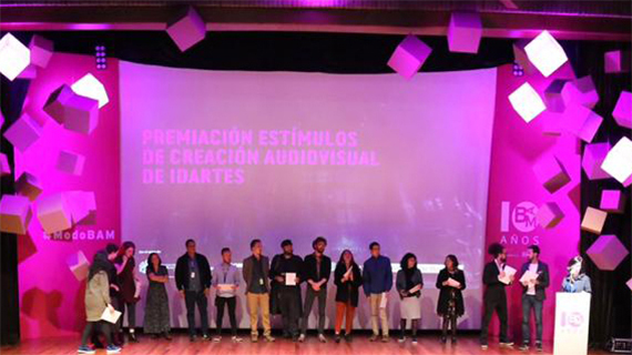 Algunos de los premiados en el BAM Algunos de los premiados en el BAM