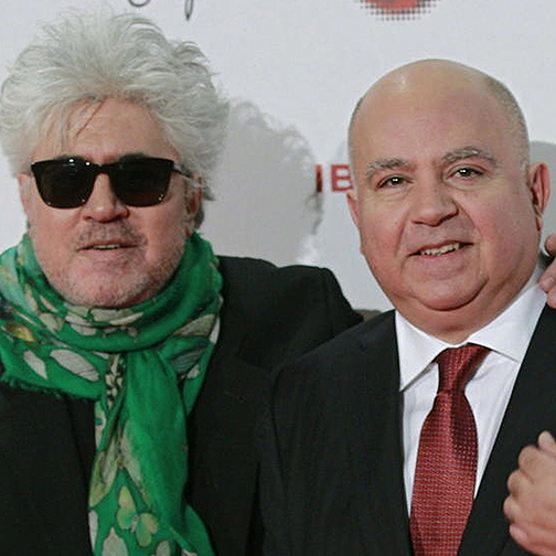 Pedro y Agustín Almodóvar