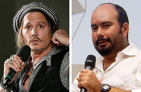 Johnny Depp y Ciro Guerra