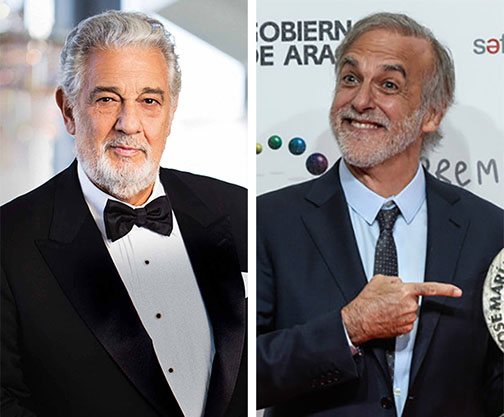 Plácido Domingo y Paco Arango