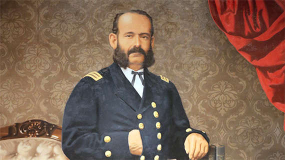 El contraalmirante Miguel Grau El contraalmirante Miguel Grau
