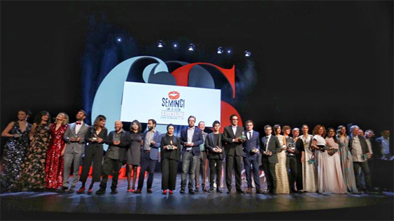 Algunos de los premiados en la Seminci 2019 Algunos de los premiados en la Seminci 2019