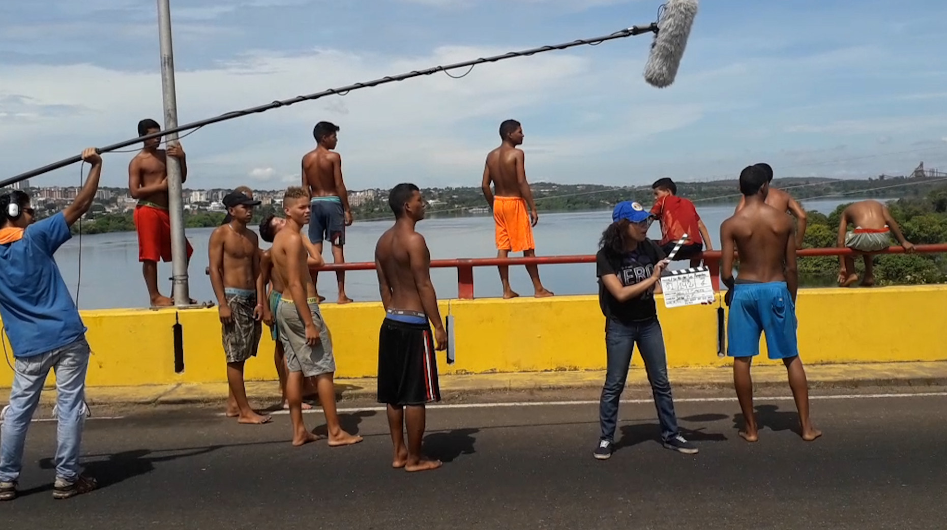 Rodaje de "El Salto de los Ángeles", de José Miguel Zamora