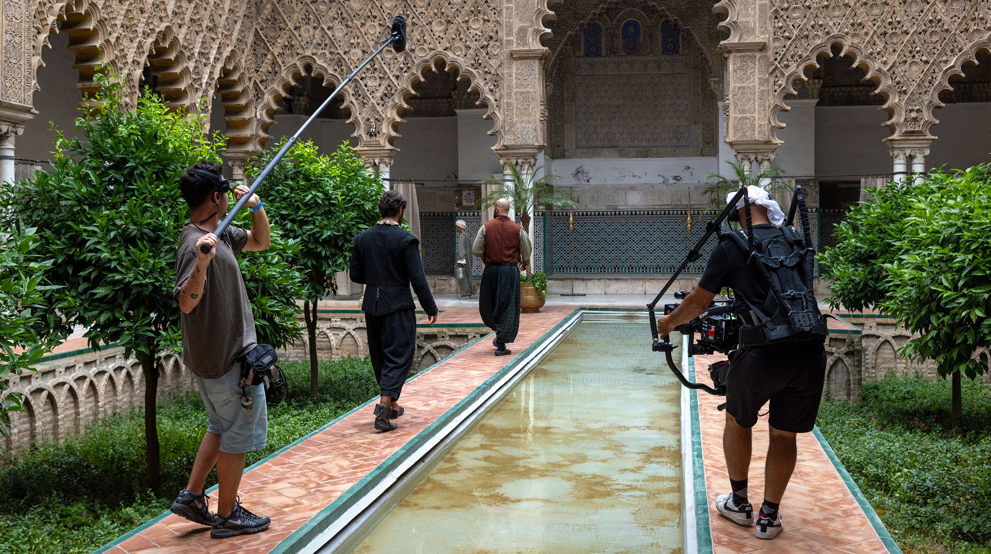 Rodaje de "El cautivo"